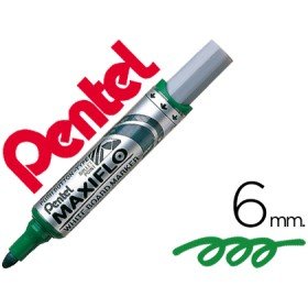 Marcador Pentel Mwl5M Quadro Br Maxiflo Verde