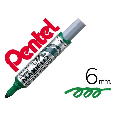 Marcador Pentel Mwl5M Quadro Br Maxiflo Verde