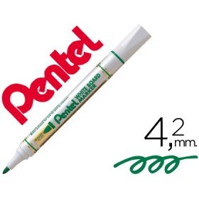 Marcador Pentel Mw85 Quadros Brancos 4,2 Mm Verde
