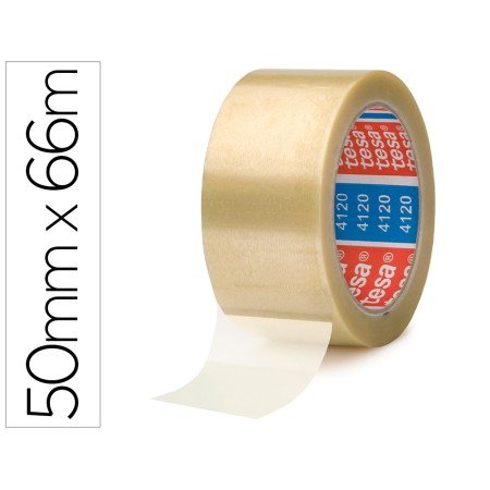 Fita Adesiva Tesa Pvc Cor Transparente 66Mtx50Mm