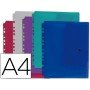 Bolsa Porta Documentos Multiperfurada Din A4 Pack de 5 Cores Sortidas