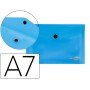 Bolsa Porta Documentos com Mola Din A7 Azul