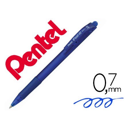 Esferografica Pentel Retratil Bx417 Cor Azul