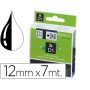 Fita Dymo D1 Preto-Branco 12 Mm x 7 Mt