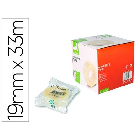 Fita Adesiva Q-Connect 33 Mt x 19 Mm Encelofanada