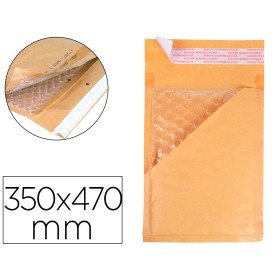 Envelope Borbulhas Q-Connect Creme K/7 350X470 Mm Caixa de 50 Unidades