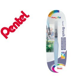 Blister Pincel Pentel Xfrh/1-M Ponta Media de Nylon com Deposito de Agua Aquash Frh