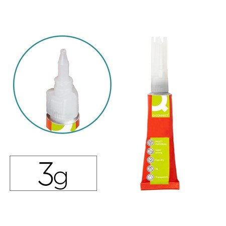 Cola Q-Connect Instantanea Forte 3Gr