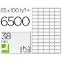 Etiquetas Adesivas Q-Connect Din A4 38,1 x 21,2 Mm