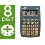 Calculadora de Bolso Xf03 8 Digitos Pilhas Cor Cinza 99X64X9 Mm