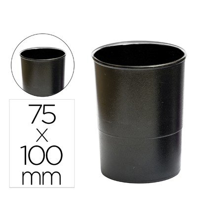 Porta Lapis Q-Connect Plastico Preto Opaco