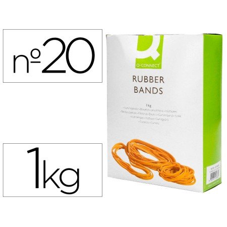 Elasticos Q-Connect 1000 Gr Numero 20