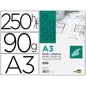 Papel Vegetal Din A3 90 Gr Folha