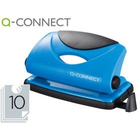 Furador Q-Connect Capacidade 10 Folhas Azul