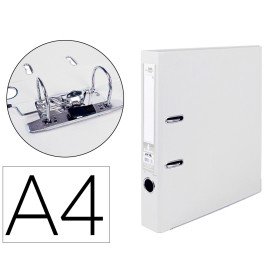Pasta de Arquivo de Alavanca Documenta Pvc Din A4 Lombada 52Mm Branco