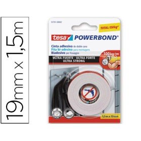 Fita Adesiva Tesa Dupla Face Ultra Strong Extra Forte Para Interior E Exterior 1,5M X19Mm