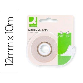 Fita Adesiva Q-Connect Dupla Face 10 Mt x 12 Mm