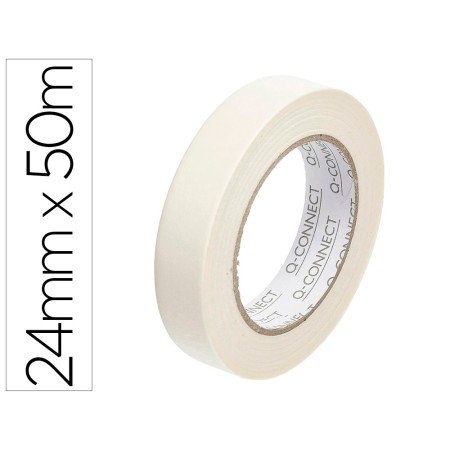 Fita Adesiva Q-Connect Para Pintar 50 Mt x 24 Mm