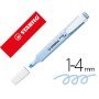 Marcador Stabilo Fluorescente Swing Cool Pastel Azul