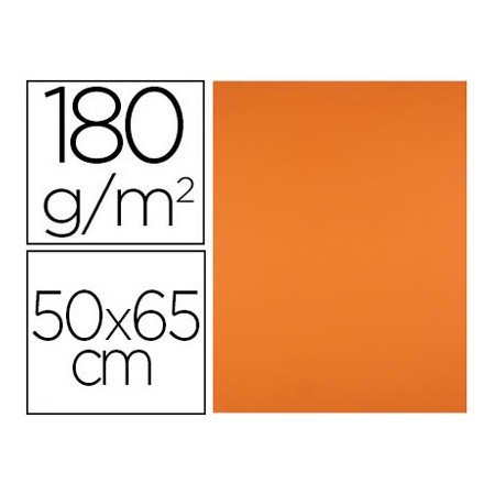 Cartolina 50X65 Cm 180 Gr Laranja Forte