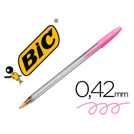 Esferografica Bic Cristal Large Fashion Rosa Ponta 1,6 Mm