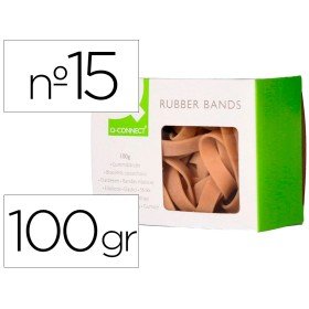 Bandas Elasticas Q-Connect C/100 Gr 100X9 Mm Numero 15