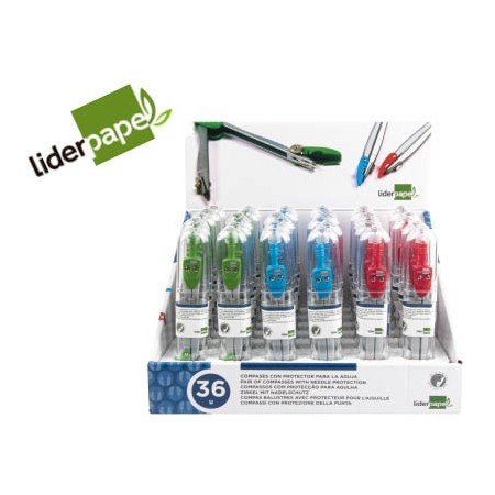 Compasso Mk-1 com Protetor de Ponta Cores Sortidas