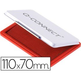 Almofada Para Carimbo Q-Connect 110X70 Mm Vermelho
