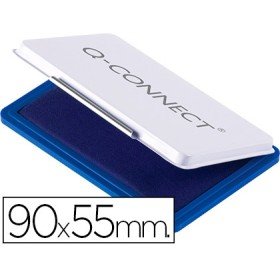 Almofada Para Carimbo Q-Connect 90X55 Mm Azul