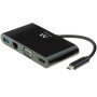 ewent tipo usb ac hdmi + vga + ethernet + cabo adaptador de hub usb