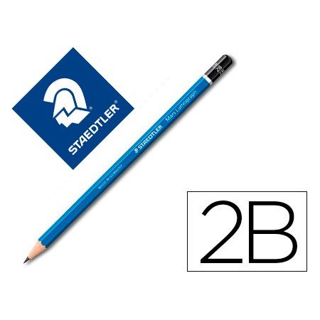 Lapis de Grafite Staedtler Mars Lumograph 100 2B Unidade