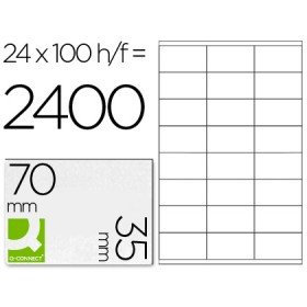 Etiquetas Adesivas Q-Connect Din A4 70 x 35 Mm