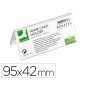 Identificadores Secretaria Q-Connect Metracrilato 95X42Mm