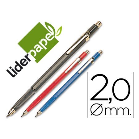 Lapiseira Retratil com Clip 2Mm Cores Sortidas