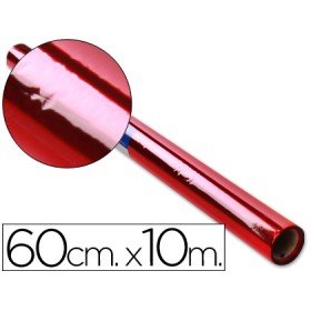 Papel Celofane 60 Cm x 10 Mt 30 Gr Vermelho