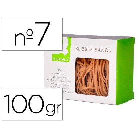 Elasticos Q-Connect 100 Gr Numero 7