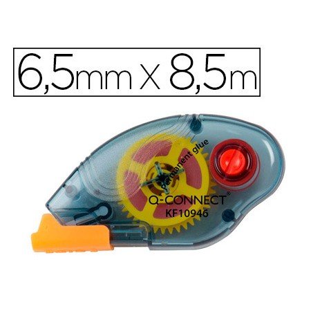 Cola Q-Connect Roller Compacto Permanente 6,5 Mm de Largura x 8,5 Mt - Unidade
