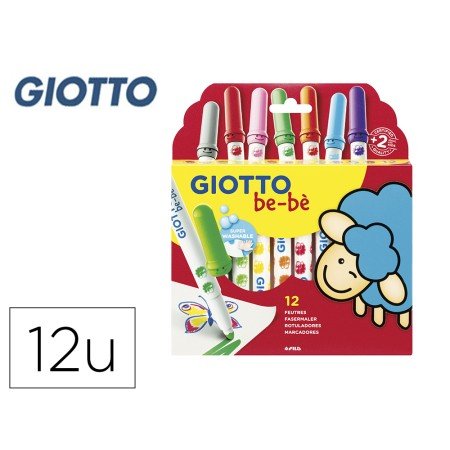 Marcador Bebe Giotto 12+2 Unidades