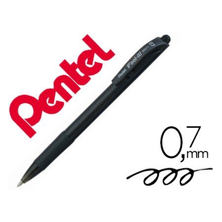 Esferografica Pentel Retratil Bx417 Cor Preta