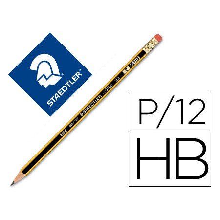 Lapis de Grafite Staedtler Noris com Borracha