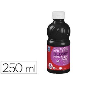 Pintura Acrilica L&B Brilho Preto Boiao de 250 Ml