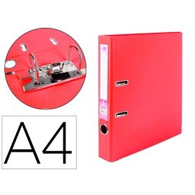 Pasta de Arquivo de Alavanca Documenta Pvc Din A4 Lombada 52 Mm Vermelha