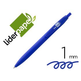 Esferografica Gummy Touch Retratil 1,0 Mm Tinta Azul