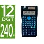 Calculadora Cientifica Xf32 12 Digitos 240 Funcoes com Tampa Solar E Pilhas Cor Azul 156X85X20 Mm