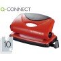 Furador Q-Connect Capacidade 10 Folhas Vermelho