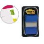 Bandas Separadoras Post-It Index 3M, 25,4X43,1 Mm Azul Dispensador de 50 Unidades