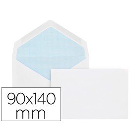 Envelope Mínimo Normalizado Branco 95X145Mm Engomado Pack de 500 Unidades