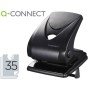 Furador Q-Connect Preto Capacidade 35 Folhas