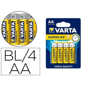 Pilha Varta Superlife AA Tipo Lr-6 Blister de 4 Unidades