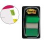 Bandas Separadoras Post-It Index 3M, 25,4X43,1 Mm Verde Dispensador de 50 Unidades